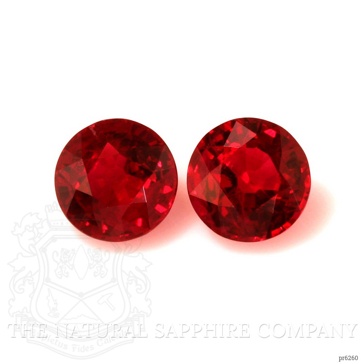 2.24 Ct.Tw. Ruby Pair from Burma (Myanmar)