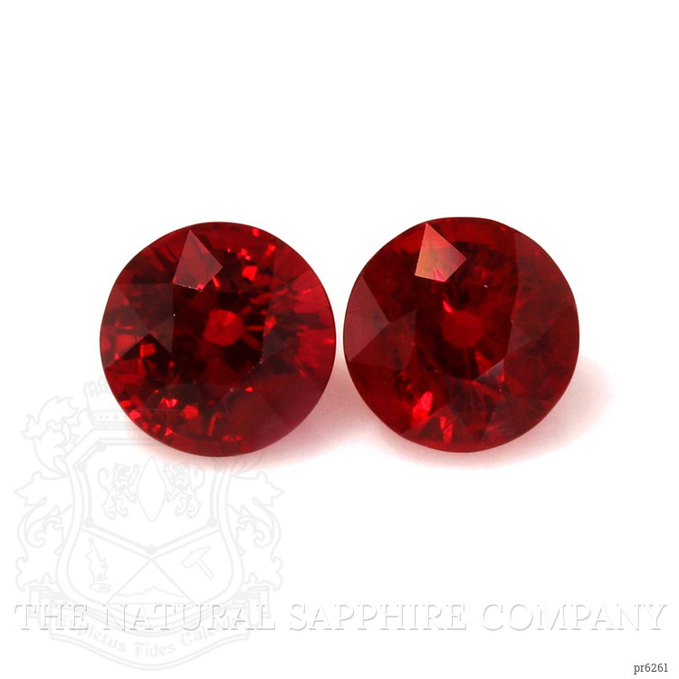 2.51 Ct.Tw. Ruby Pair from Burma (Myanmar)