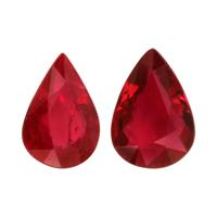 1.24&nbsp;Ct.Tw.Total Carat Weight Ruby Pair from Burma (Myanmar) Video
