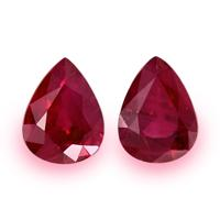 1.82 Ct.Tw.Total Carat Weight Ruby Pair from Mozambique Video