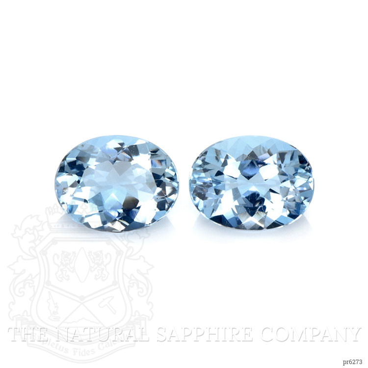 2.38 Ct.Tw. Aquamarine Pair from Afghanistan