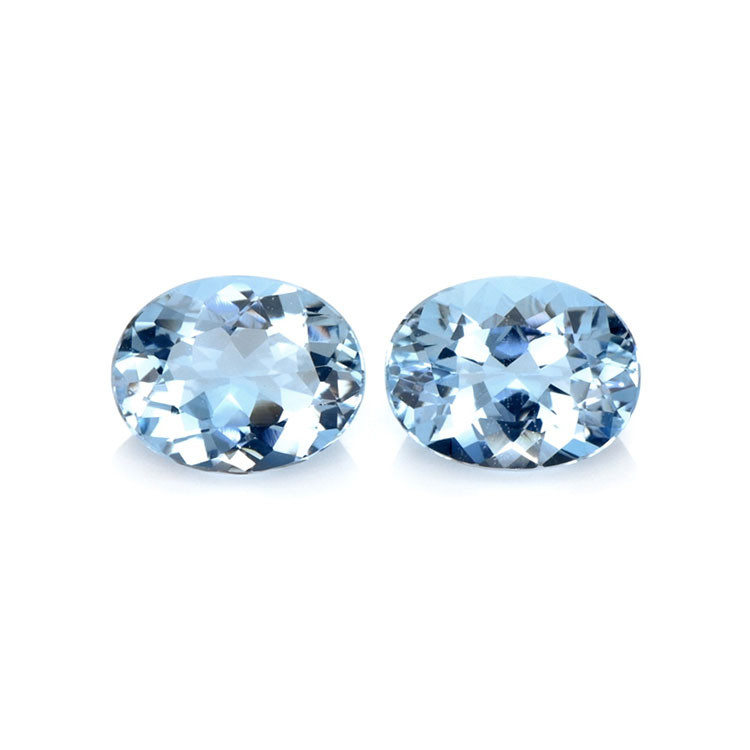 2.38 Ct.Tw. Aquamarine Pair from Afghanistan