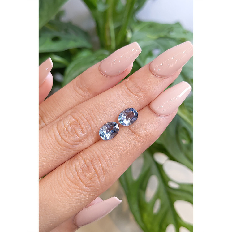 2.38 Ct.Tw. Aquamarine Pair from Afghanistan