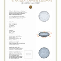 4.23&nbsp;Ct.Tw.Total Carat Weight Black Star Sapphire Pair from Burma (Myanmar) 3 D Scan Report