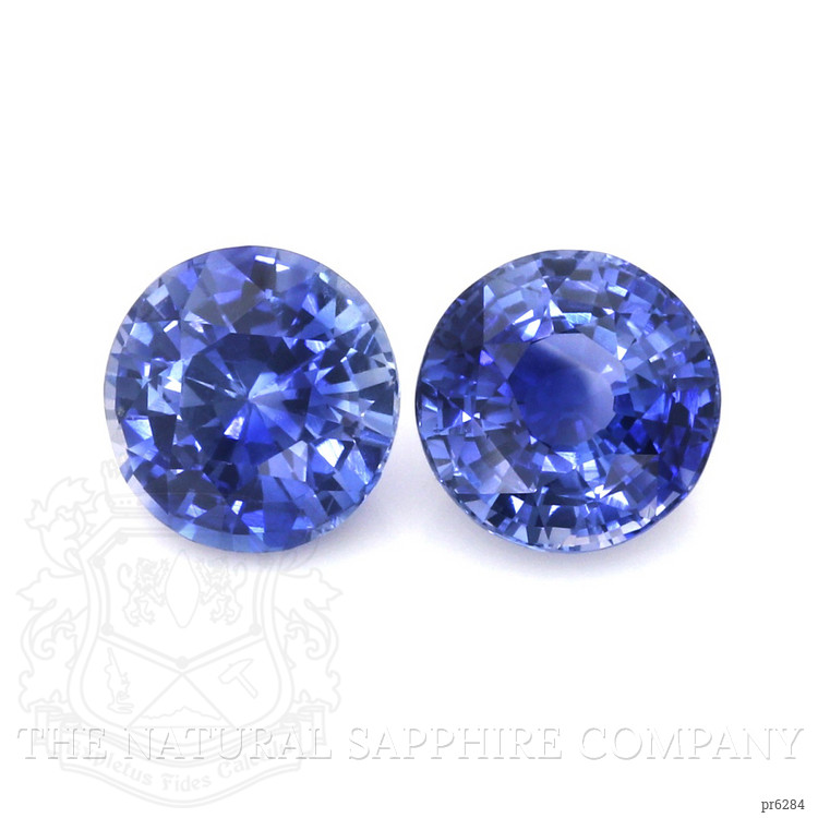 6.11 Ct.Tw. Blue Sapphire Pair from Madagascar