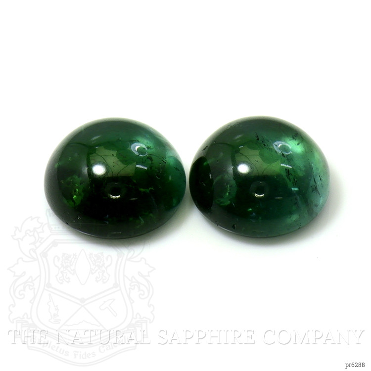 9.58 Ct.Tw. Cabochon Tourmaline Pair from Mozambique