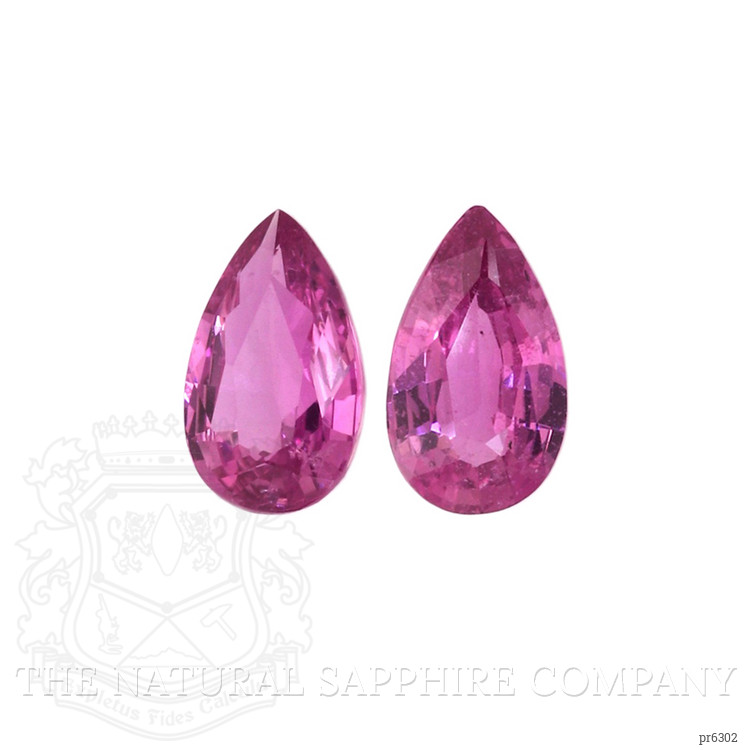 3.77 Ct.Tw. Pink Sapphire Pair from Ceylon (Sri Lanka)