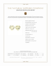 2.09&nbsp;Ct.Tw.Total Carat Weight Yellow Sapphire Pair from Ceylon (Sri Lanka) Scan Report