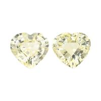 2.09&nbsp;Ct.Tw.Total Carat Weight Yellow Sapphire Pair from Ceylon (Sri Lanka) Video