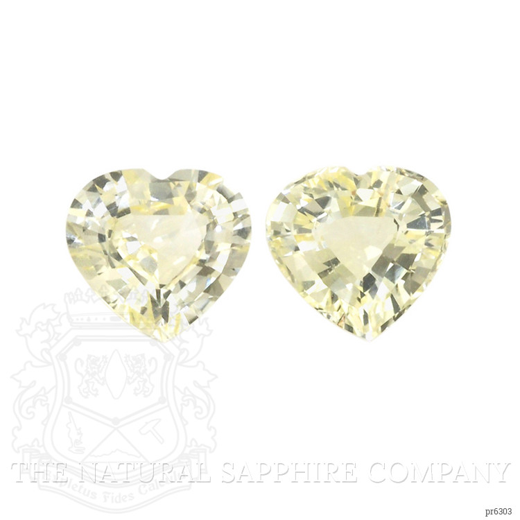 2.09 Ct.Tw. Yellow Sapphire Pair from Ceylon (Sri Lanka)
