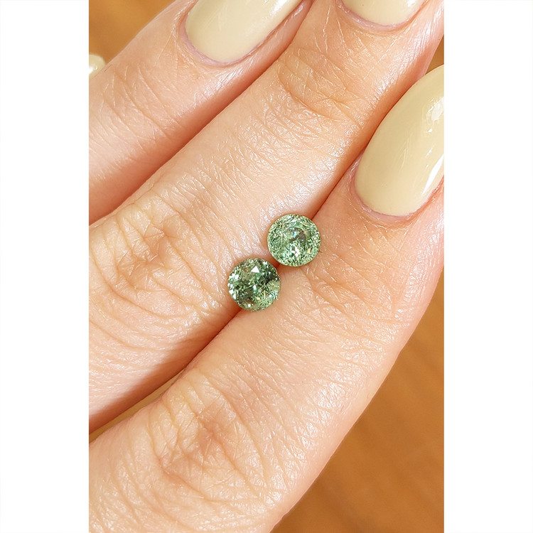 1.76 Ct.Tw. Demantoid Garnet Pair from Madagascar