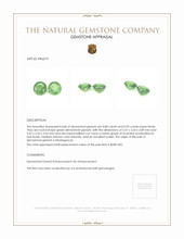 1.75 Ct.Tw.Total Carat Weight Demantoid Garnet Pair from Madagascar Appraisal