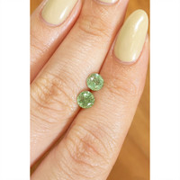 1.75 Ct.Tw.Total Carat Weight Demantoid Garnet Pair from Madagascar Life Style