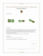 2.56 Ct.Tw.Total Carat Weight Demantoid Garnet Pair from Madagascar Appraisal