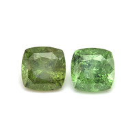2.56 Ct.Tw.Total Carat Weight Demantoid Garnet Pair from Madagascar Video