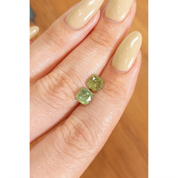 2.56 Ct.Tw. Demantoid Garnet Pair from Madagascar