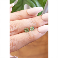 1.56 Ct.Tw.Total Carat Weight Demantoid Garnet Pair from Madagascar Life Style