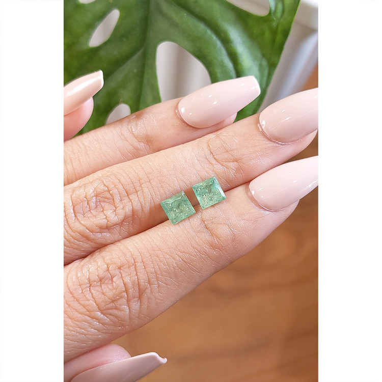 2.55 Ct.Tw. Demantoid Garnet Pair from Madagascar