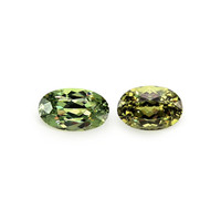 0.80 Ct.Tw.Total Carat Weight Demantoid Garnet Pair from Madagascar Video