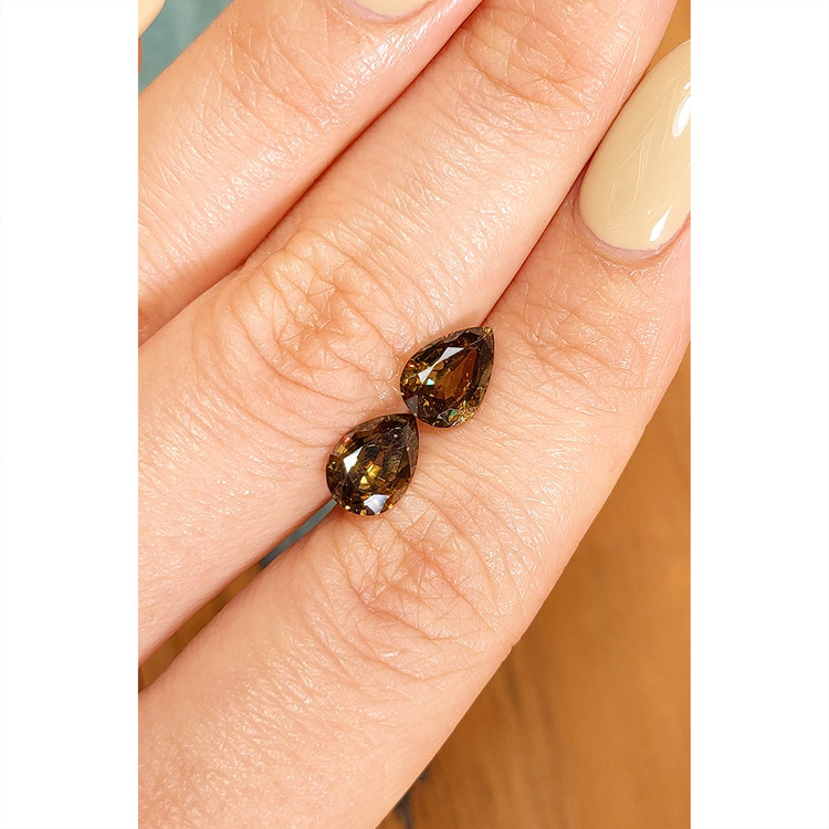 3.61 Ct.Tw. Andradite Garnet Pair from Madagascar