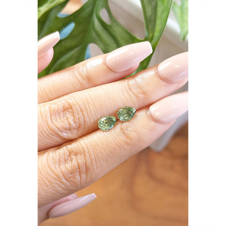 2.20 Ct.Tw. Demantoid Garnet Pair from Madagascar