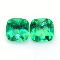 1.85 Ct.Tw.Total Carat Weight Emerald Pair from Colombia Video