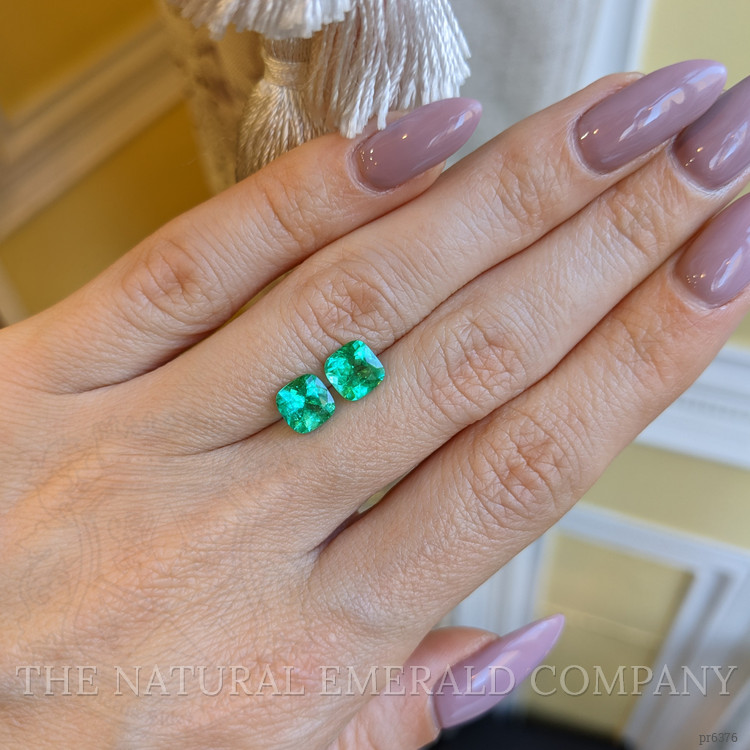 1.85 Ct.Tw. Emerald Pair from Colombia