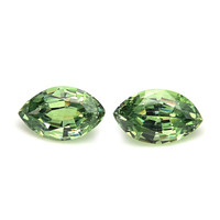 1.14 Ct.Tw.Total Carat Weight Demantoid Garnet Pair from Madagascar Video