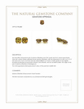 1.02&nbsp;Ct.Tw.Total Carat Weight Sphene (Titanite) Pair from Madagascar Appraisal