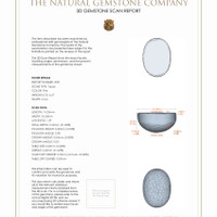 13.15 Ct.Tw.Total Carat Weight Coral Pair from Australia 3 D Scan Report