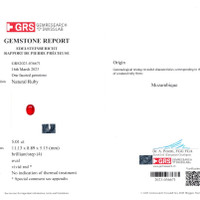 10.04 Ct.Tw.Total Carat Weight Ruby Pair from Mozambique Scan Report