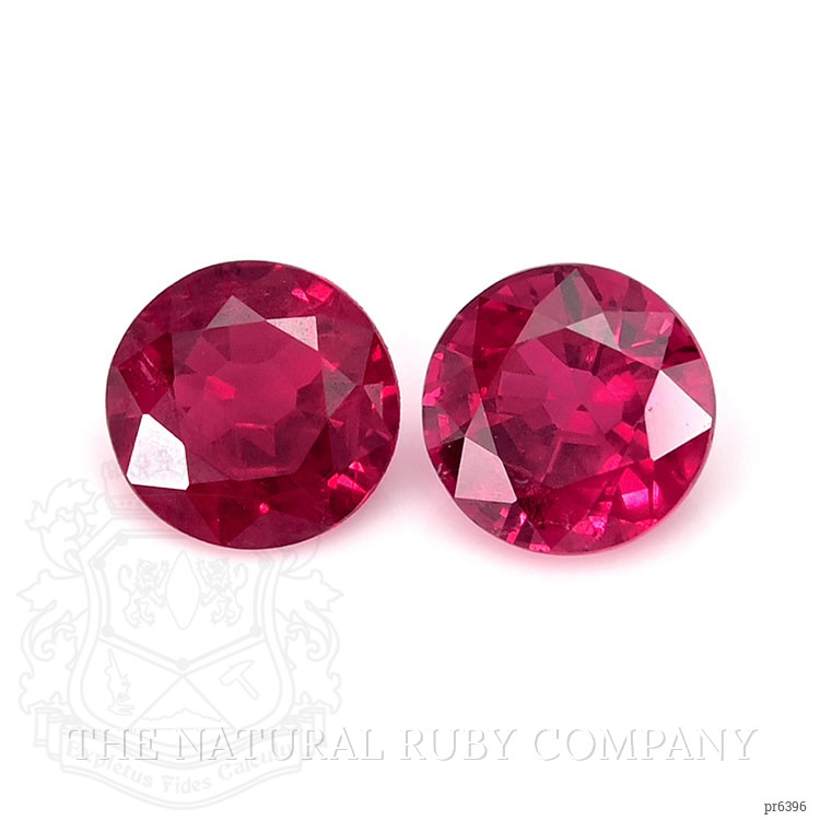 0.97 Ct.Tw. Ruby Pair from Mozambique
