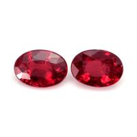2.16 Ct.Tw.Total Carat Weight Ruby Pair from Mozambique Video