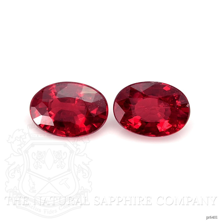 2.16 Ct.Tw. Ruby Pair from Mozambique