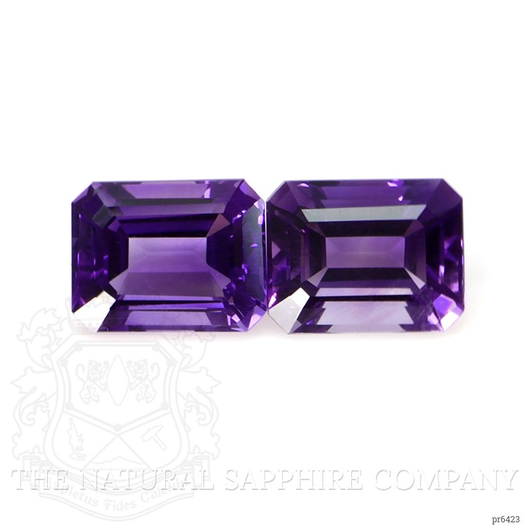5.13 Ct.Tw. Amethyst Pair from Brazil