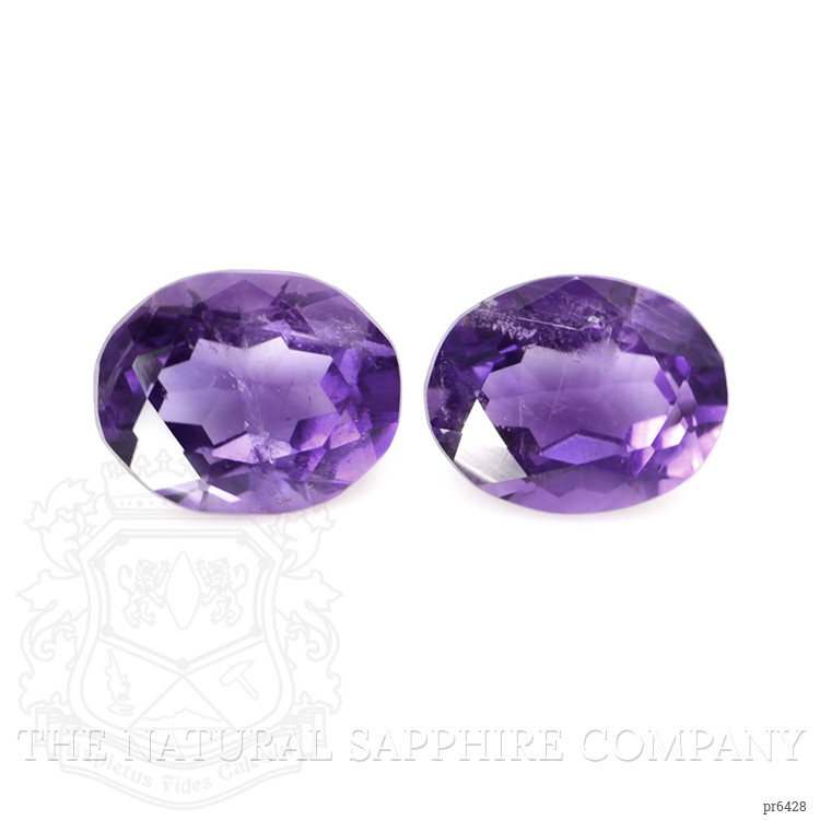 5.32 Ct.Tw. Amethyst Pair from Brazil