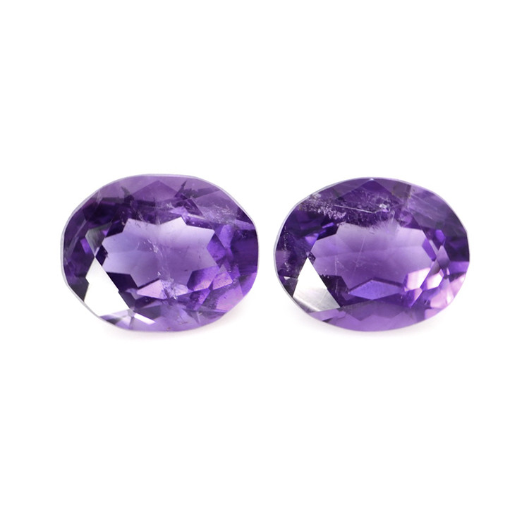 5.32 Ct.Tw. Amethyst Pair from Brazil
