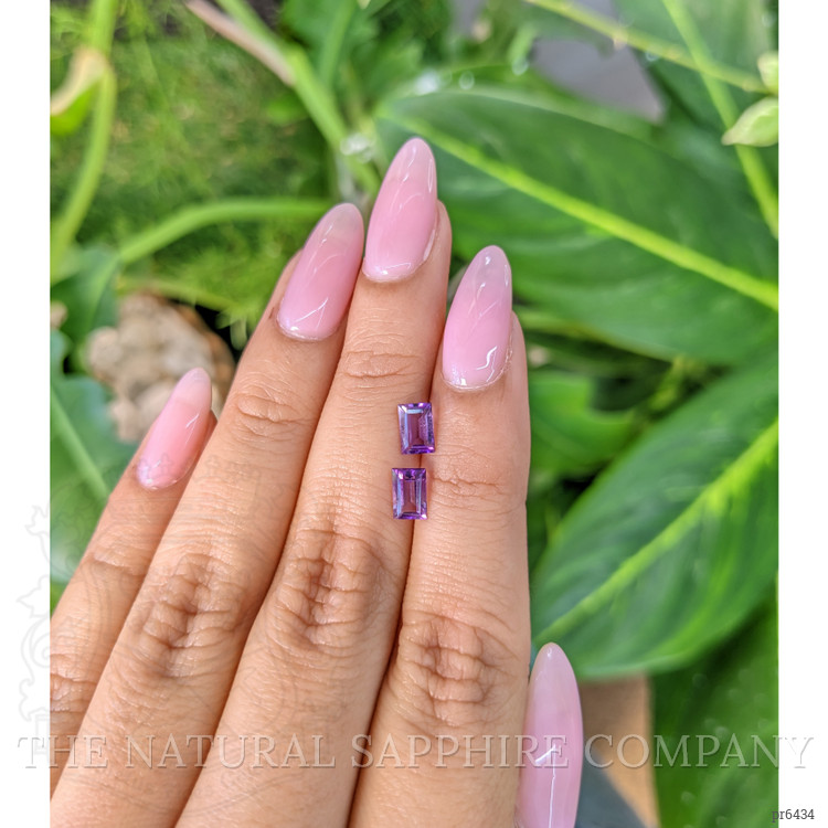 1.06 Ct.Tw. Amethyst Pair from Brazil