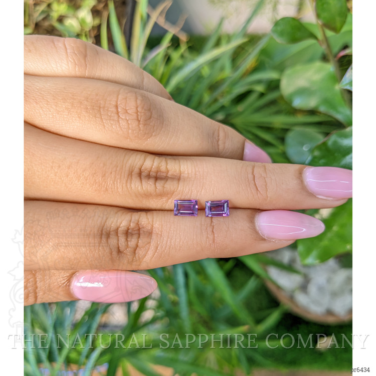 1.06 Ct.Tw. Amethyst Pair from Brazil