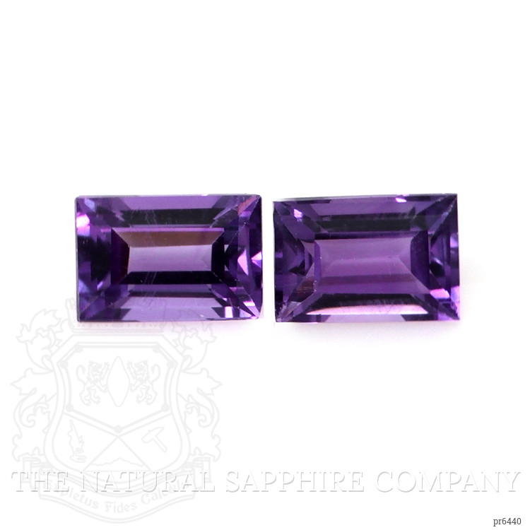 1.11 Ct.Tw. Amethyst Pair from Brazil