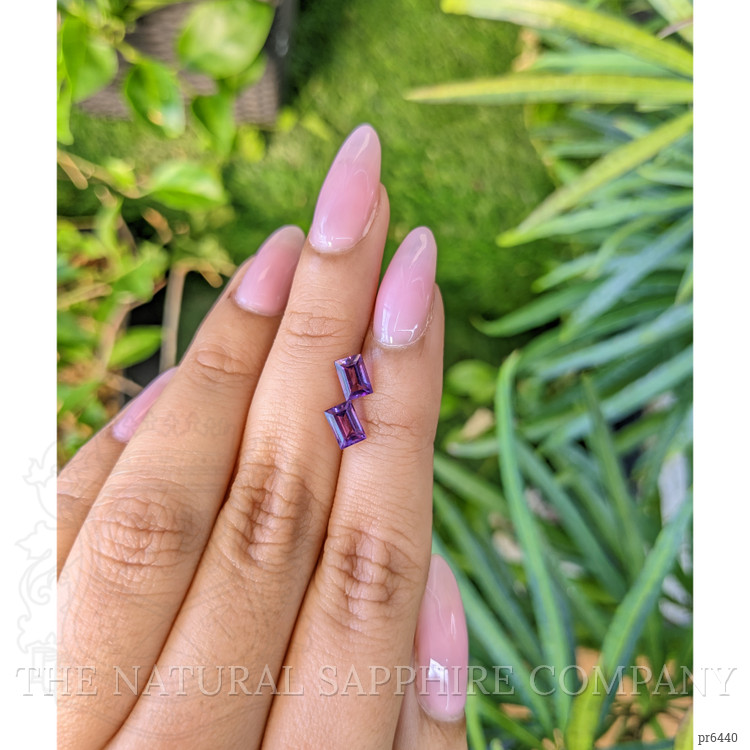 1.11 Ct.Tw. Amethyst Pair from Brazil