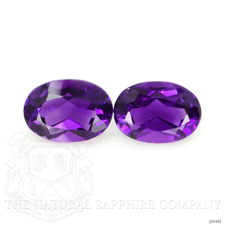 1.52 Ct.Tw. Amethyst Pair from Brazil