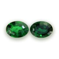 1.46 Ct.Tw.Total Carat Weight Chrome Tourmaline Pair from Mozambique Video