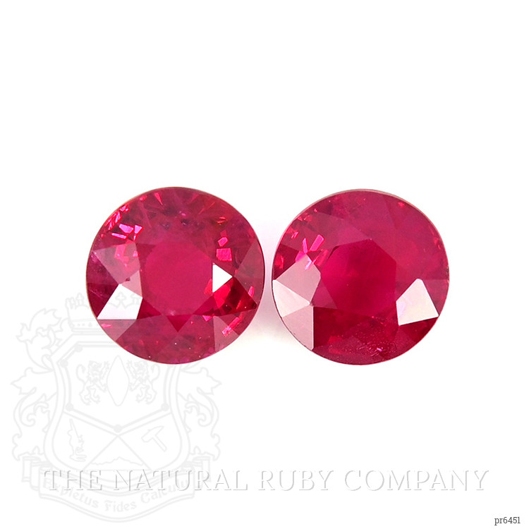 1.21 Ct.Tw. Ruby Pair from Mozambique