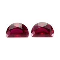 0.54&nbsp;Ct.Tw.Total Carat Weight Ruby Pair from Mozambique Video