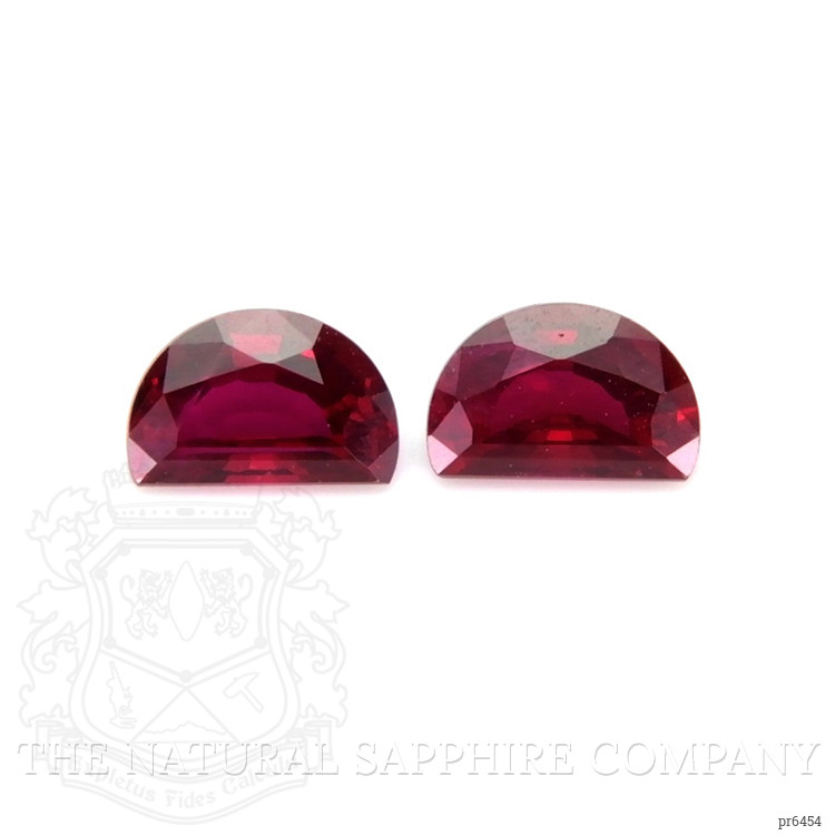 0.54 Ct.Tw. Ruby Pair from Mozambique