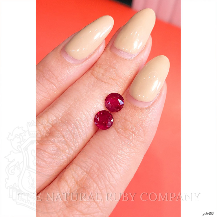 1.74 Ct.Tw. Ruby Pair from Mozambique