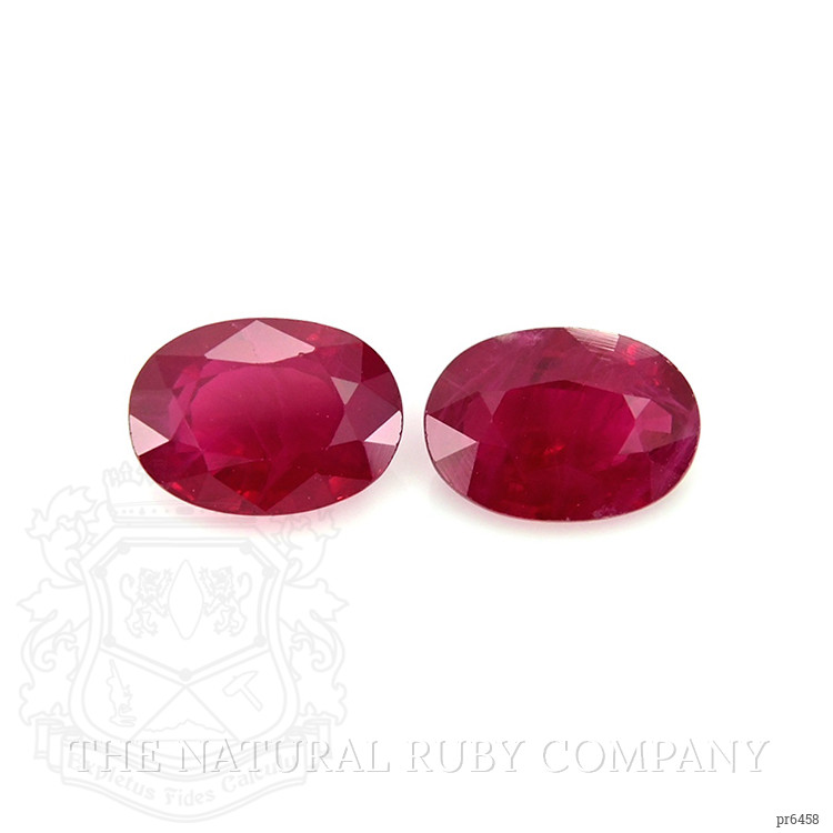 2.30 Ct.Tw. Ruby Pair from Mozambique