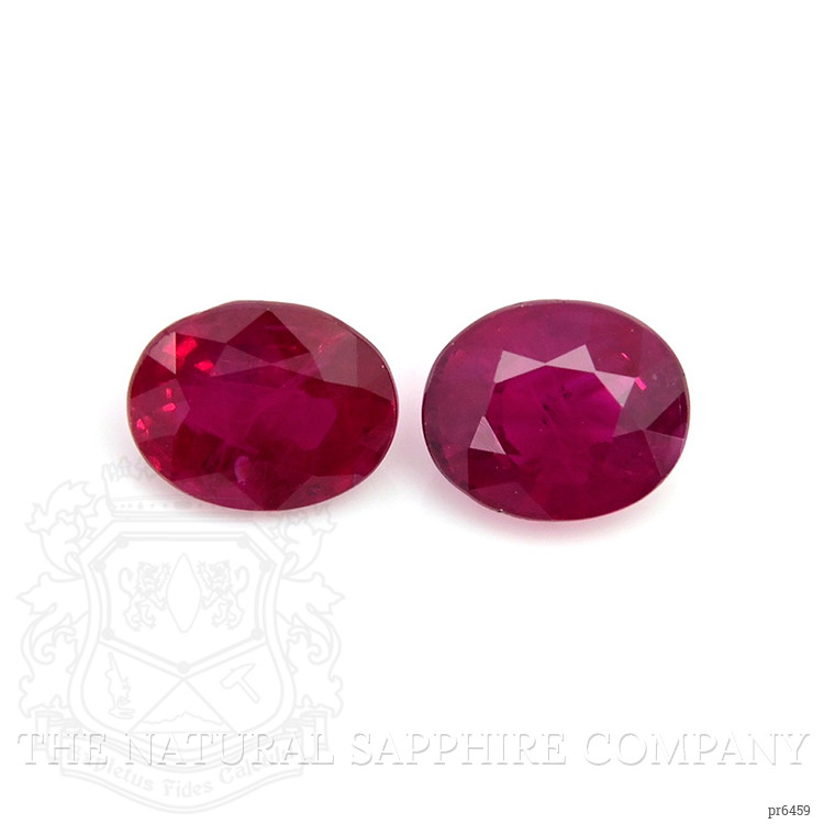 2.12 Ct.Tw. Ruby Pair from Mozambique