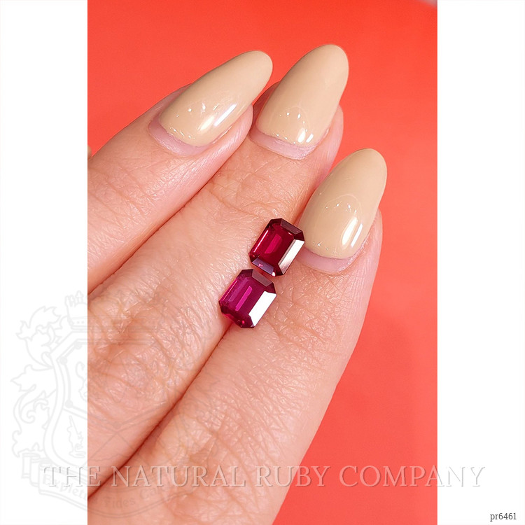 2.05 Ct.Tw. Ruby Pair from Mozambique
